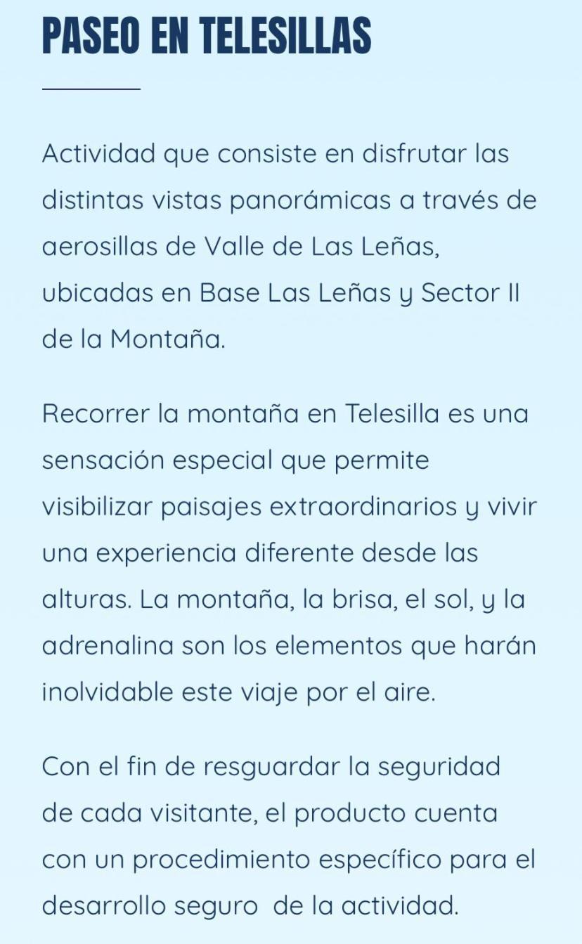 Departamento Dentro Del Centro De Sky Valle De Las Lenas, Edificio Esparta Zewnętrze zdjęcie